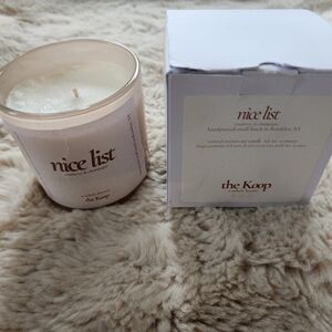 Scented coconut soy candle net wt. 12 ounces